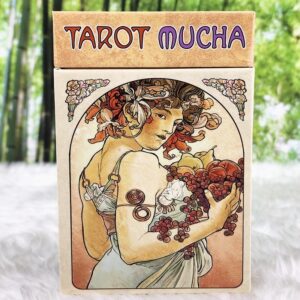Tarot Mucha Tarot Cards by Lunaea Weatherstone - Front Cover