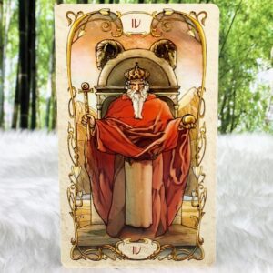 Tarot Mucha Tarot Cards by Lunaea Weatherstone - The Emperor