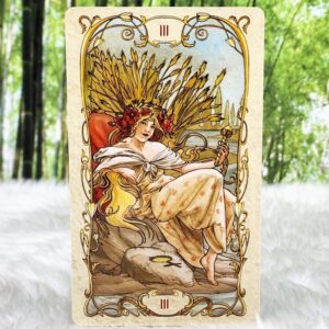 Tarot Mucha Tarot Cards by Lunaea Weatherstone - The Empress