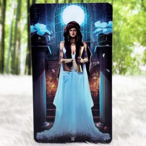 Tarot of Haunted House Tarot Cards by Sasha Graham - High Priestess - The Eternal Witch