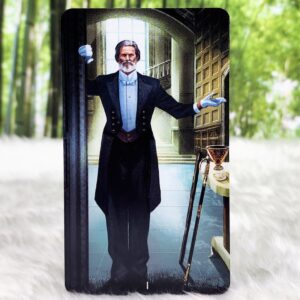 Tarot of Haunted House Tarot Cards by Sasha Graham - Magician - The Butler Holds the Key