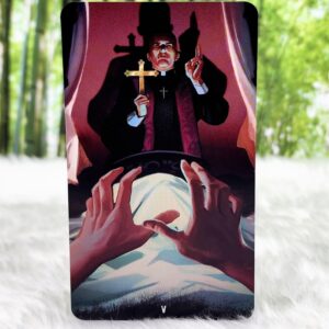 Tarot of Haunted House Tarot Cards by Sasha Graham - The Hierophant - The Local Priest