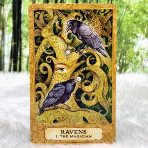 The Chrysalis Tarot Cards and Guidebook by Toney Brooks - Ravens - The Magician