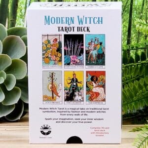 Modern Witch Tarot Deck by Lisa Sterle - Back Cover