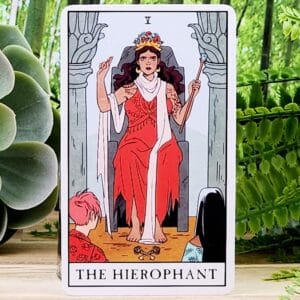 Modern Witch Tarot Deck by Lisa Sterle - The Hierophant