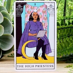 Modern Witch Tarot Deck by Lisa Sterle - The High Priestess