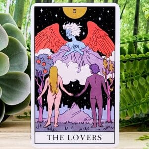 Modern Witch Tarot Deck by Lisa Sterle - The Lovers