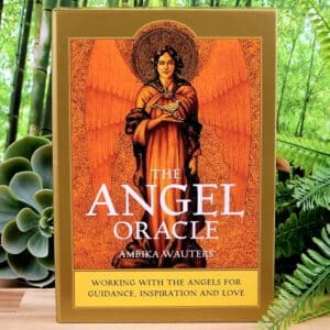 The Angel Oracle Cards and Guidebook by Ambika Wauters - Front Cover
