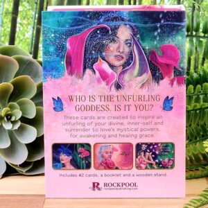 The Unfurling Goddess Inspiration Cards by Akal Pritam - Back Cover