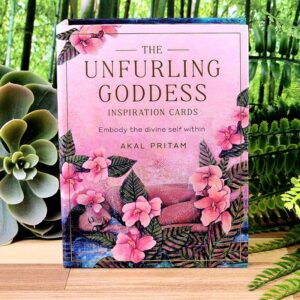 The Unfurling Goddess Inspiration Cards by Akal Pritam - Front Cover