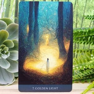 Blue Angel Oracle Cards - New Earth Edition by Toni Carmine Salerno - Golden Light