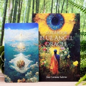 Blue Angel Oracle Cards - New Earth Edition by Toni Carmine Salerno - Guidebook and back of cards