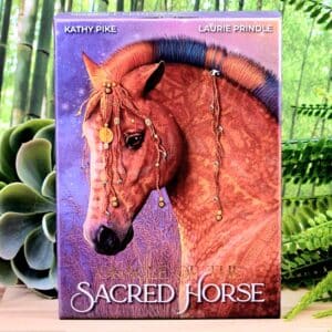 Oracle of the Sacred Horse Reading Cards by Kathy Pike - Front Cover