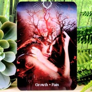 Shadow and Light Oracle Cards by Selena Moon - Growth - Pain