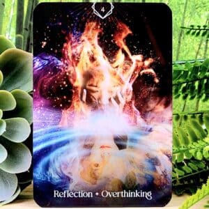 Shadow and Light Oracle Cards by Selena Moon - Reflection - Overthinking