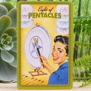 The Eight of Pentacles