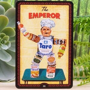 The Housewives Tarot Cards and Guidebook by Paul Kepple and Jude Buffum - The Emperor