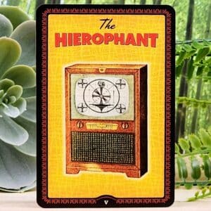 The Housewives Tarot Cards and Guidebook by Paul Kepple and Jude Buffum - The Hierophant