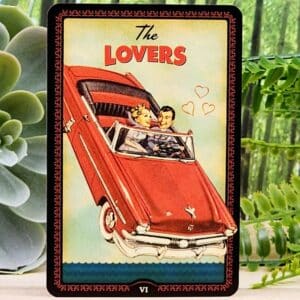 The Housewives Tarot Cards and Guidebook by Paul Kepple and Jude Buffum - The Lovers