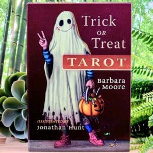 Trick or Treat Tarot Cards by Barbara Moore - Front Cover
