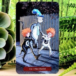 Trick or Treat Tarot Cards by Barbara Moore - The Chariot