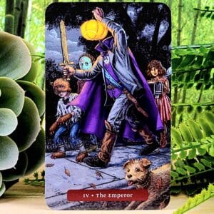 Trick or Treat Tarot Cards by Barbara Moore - The Emperor