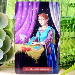 Trick or Treat Tarot Cards by Barbara Moore - The High Priestess