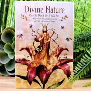 Divine Nature Oracle Deck by Angi Sullins - Front Cover