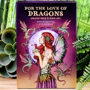 For the Love of Dragons Oracle Deck by Angi Sullins - Front Cover