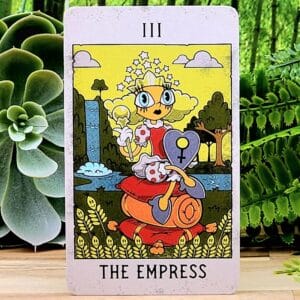 Mystical Medleys Vintage Cartoon Tarot Cards by Gary Hall - The Empress