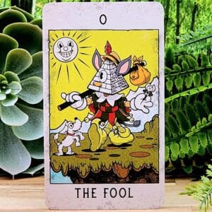 Mystical Medleys Vintage Cartoon Tarot Cards by Gary Hall - The Fool