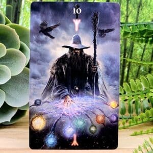 The 10 of Wands Card