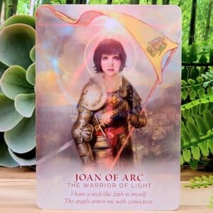 The Divine Feminine Oracle Cards by Meggan Watterson - Joan of Arc