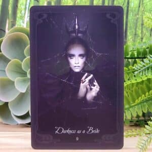 The Queen Mab Oracle Cards by Tess Whitehurst - Darkness as a Bride