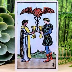 2 of cups card