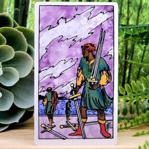 5 of swords card