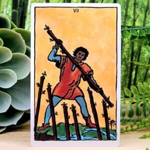 7 of wands card