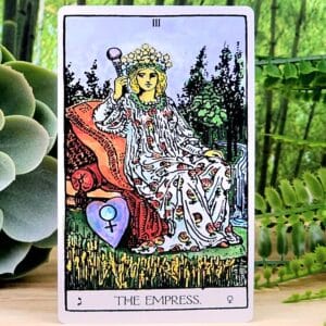 The Weiser Tarot Cards by Arthur Edward Waite and Pamela Colman Smith - The Empress