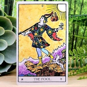 The Weiser Tarot Cards by Arthur Edward Waite and Pamela Colman Smith - The Fool