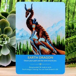 Dragon Oracle Cards and Guidebook by Diana Cooper - Earth Dragon