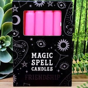 Magical Coloured Spell Candles - Pink