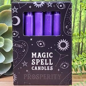 Magical Coloured Spell Candles - Purple