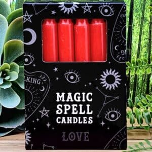 Magical Coloured Spell Candles - Red