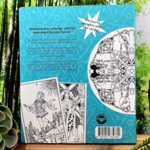 Modern Witch Tarot Colouring Book by Lisa Sterle - Back Cover