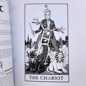 The Chariot Tarot Card Colouring Page