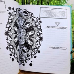 Modern Witch Tarot Colouring Book by Lisa Sterle - The Empress