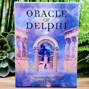 Oracle of Delphi Deluxe Oracle Cards by Suzy Cherub - Front Cover