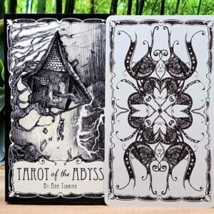 Tarot of the Abyss Tarot Cards by Ana Tourian - Guidebook and back of cards