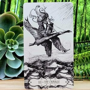 Tarot of the Abyss Tarot Cards by Ana Tourian - The Chariot