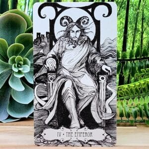 Tarot of the Abyss Tarot Cards by Ana Tourian - The Emperor